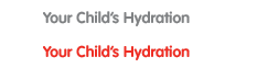 Your Child's Hydration